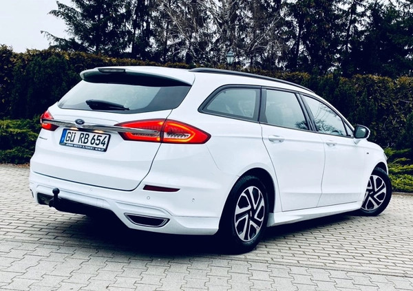 Ford Mondeo cena 72900 przebieg: 169823, rok produkcji 2019 z Rajgród małe 781